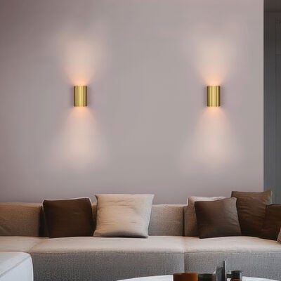 Trio Soka seinävalaisin 2xGU10 vihreä